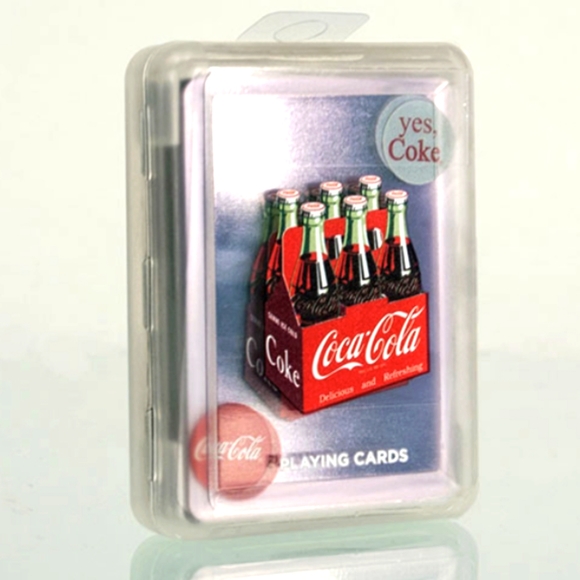 Bicycle Coca Cola Clear Playing Cards - Picture 1 of 2